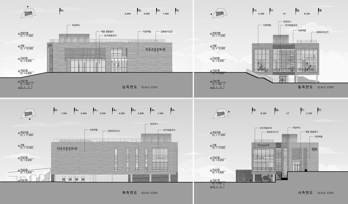 8. 진동보훈문화관 입면도